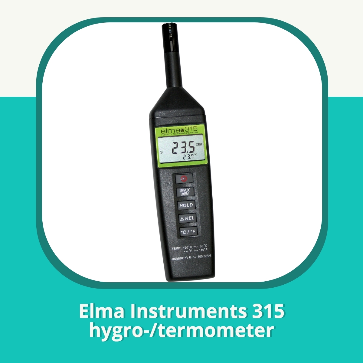 Anmeldelse af Elma Instruments 315 hygro-/termometer