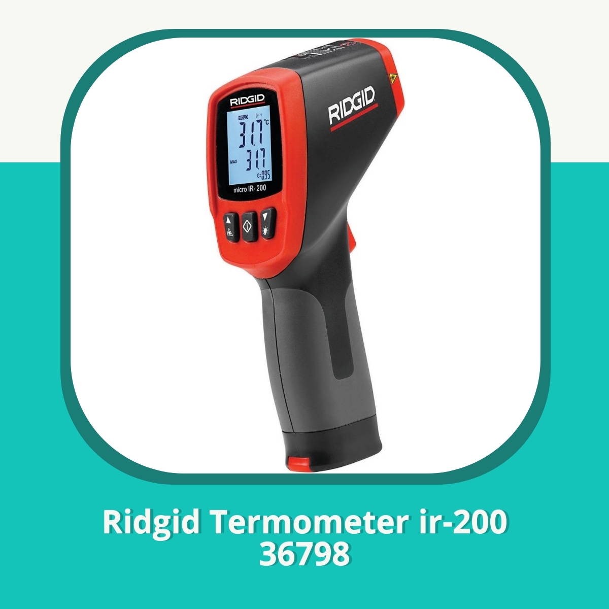 Anmeldelse af Ridgid Termometer ir-200 36798