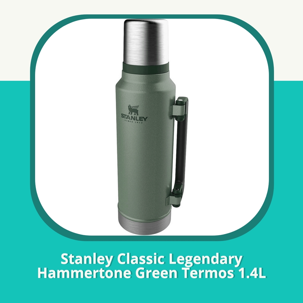 Recension af Stanley Classic Legendary Hammertone Green Termos 1.4L