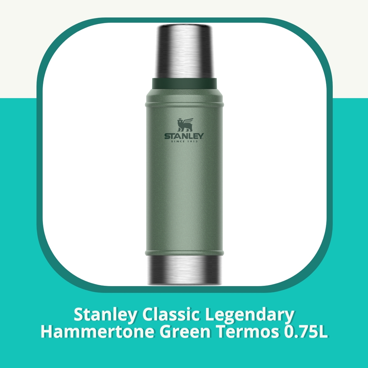Recension af Stanley Classic Legendary Hammertone Green Termos 0.75L