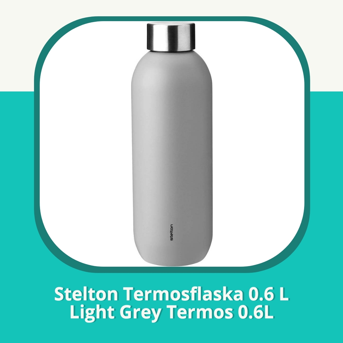Recension af Stelton Termosflaska 0.6 L Light Grey Termos 0.6L