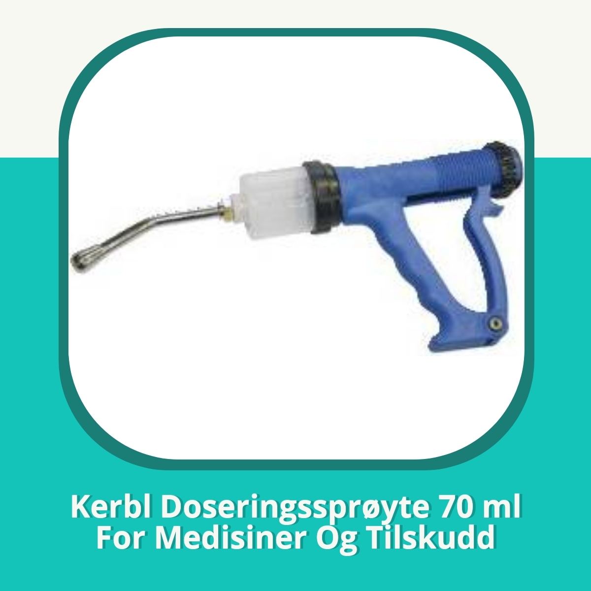 Anmeldelse af Kerbl Doseringssprøyte 70 ml For Medisiner Og Tilskudd