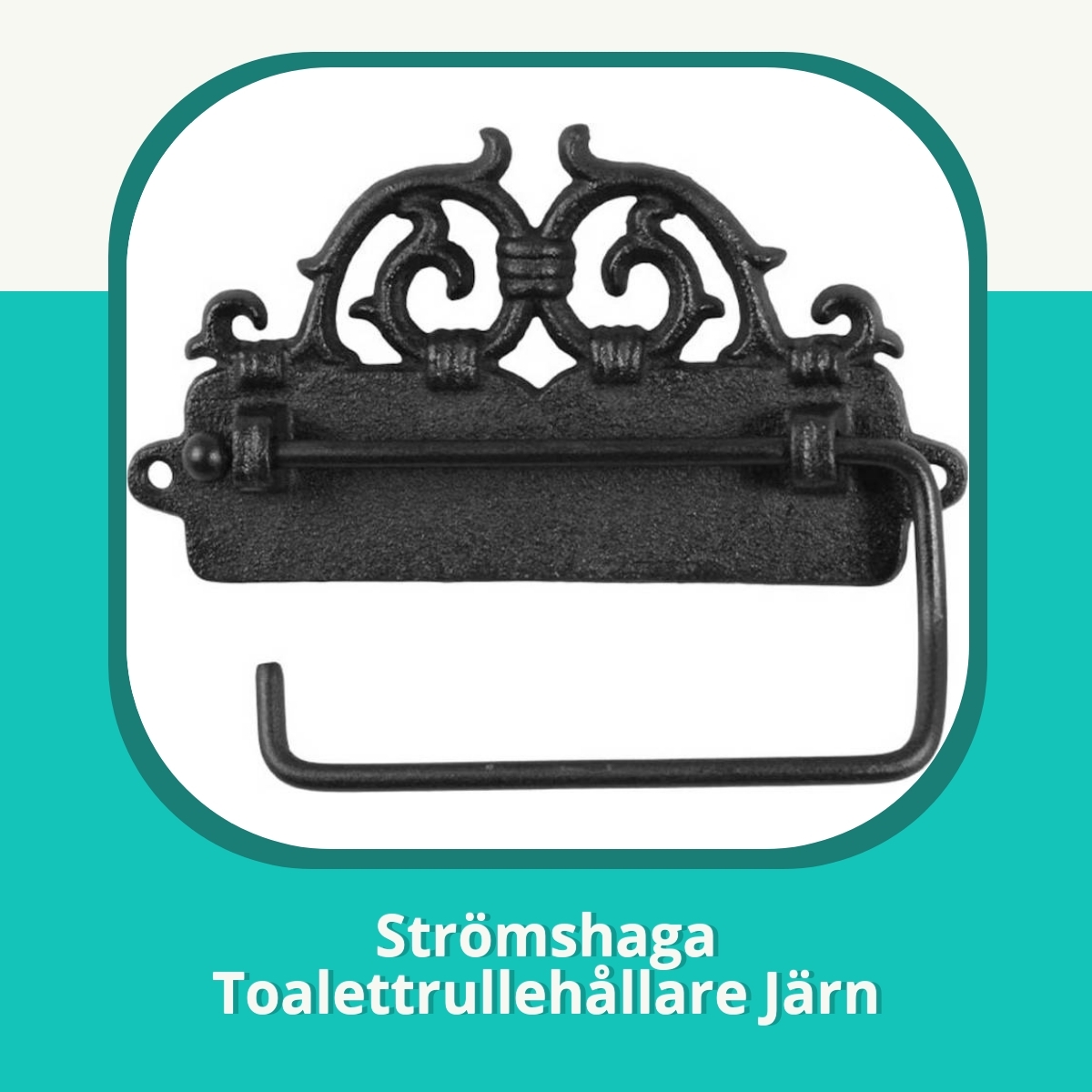 Recension Strömshaga Toalettrullehållare Järn