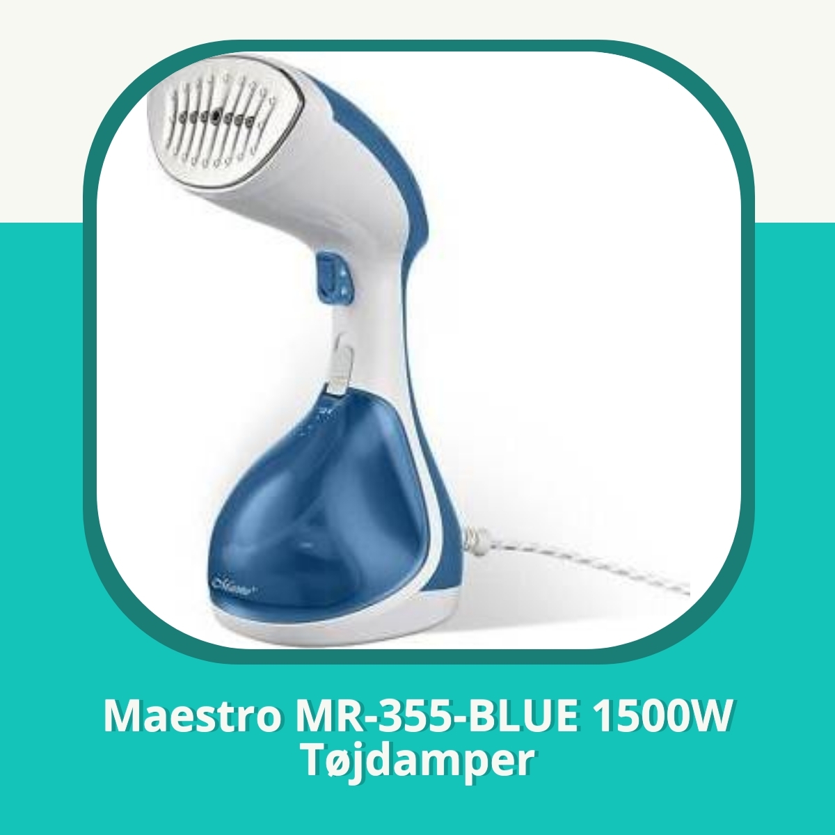 Anmeldelse af Maestro MR-355-BLUE 1500W Tøjdamper