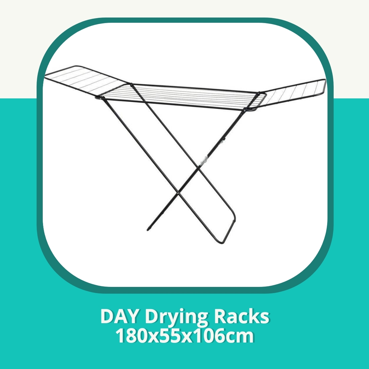 Anmeldelse DAY Drying Racks 180x55x106cm