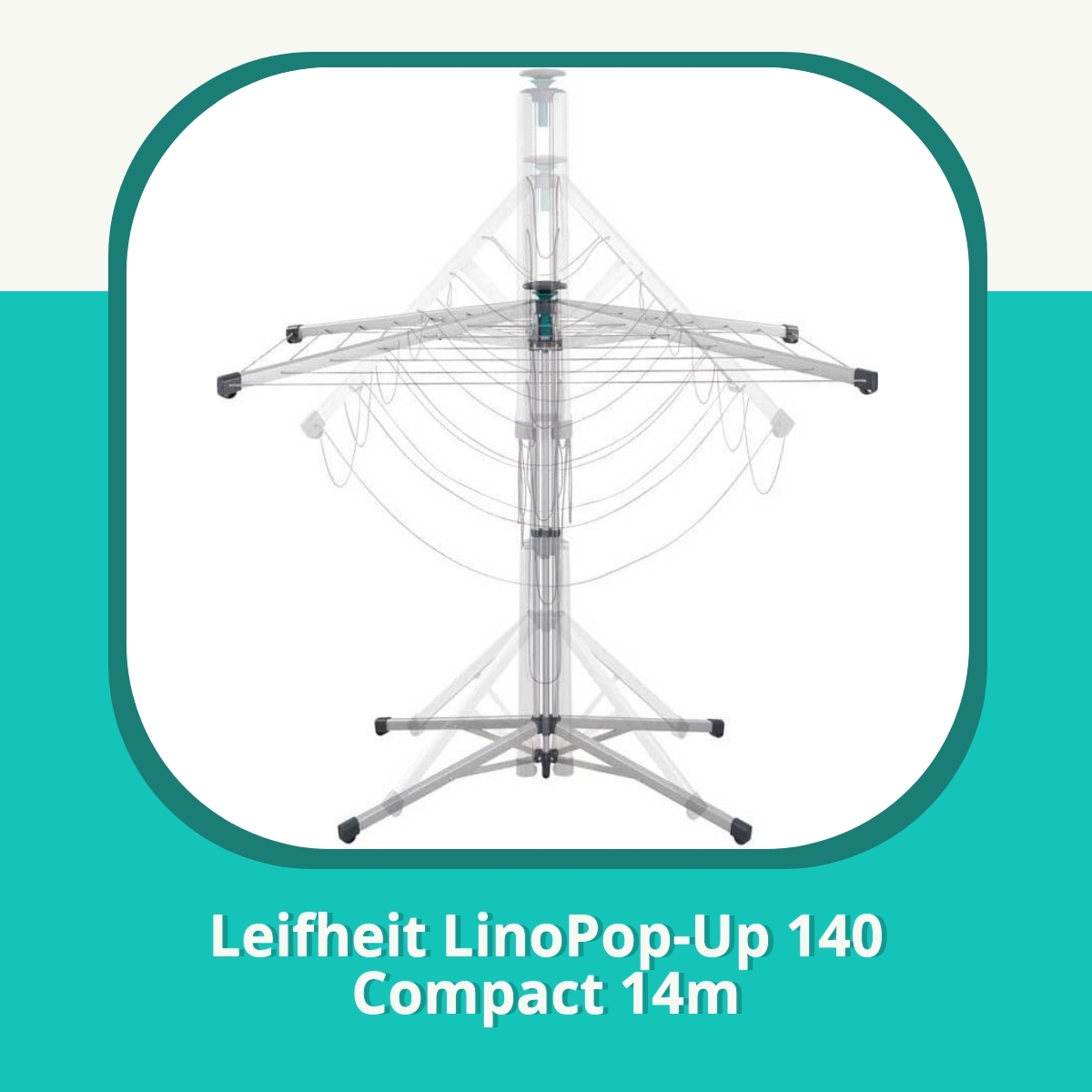 Anmeldelse af Leifheit LinoPop-Up 140 Compact 14m