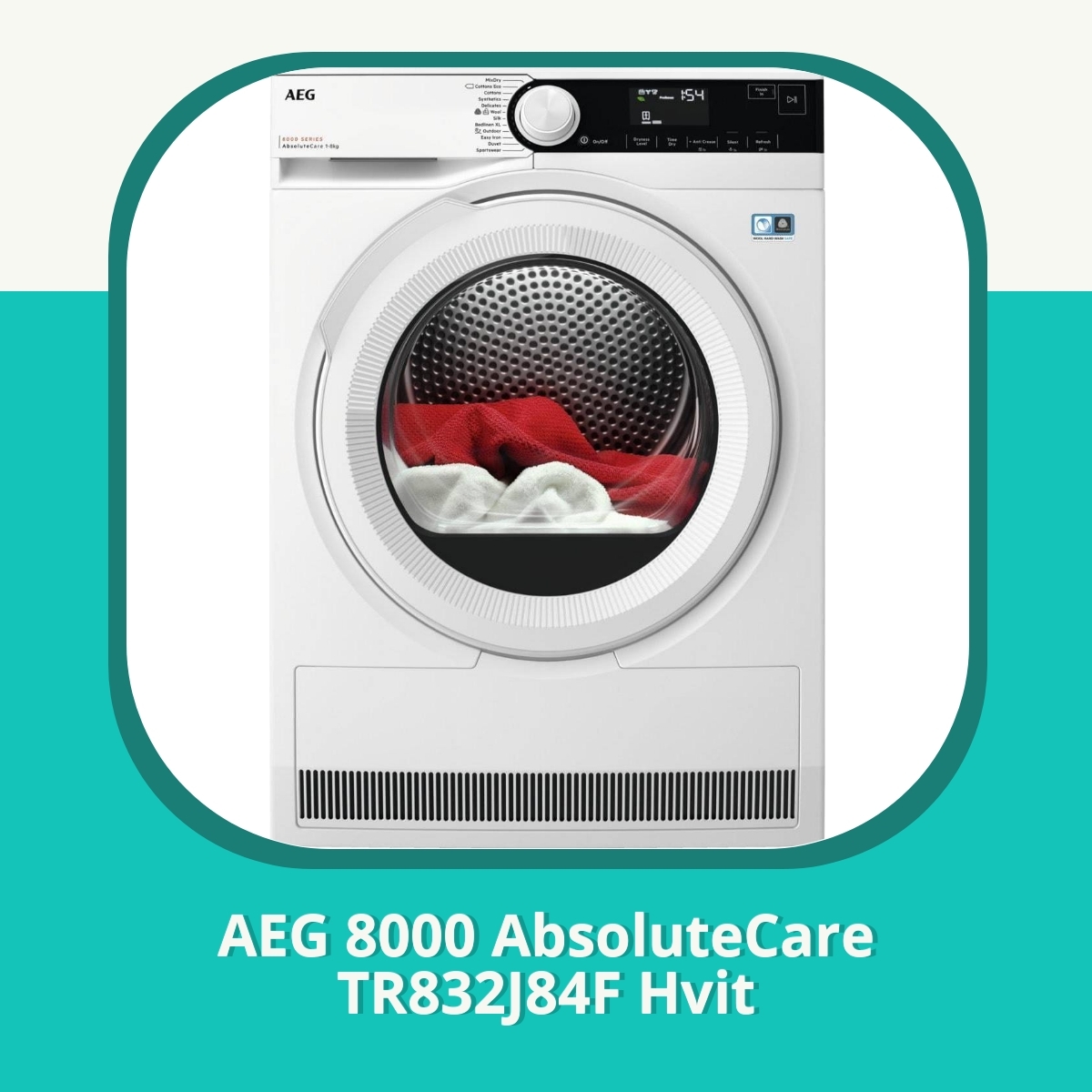Anmeldelse af AEG 8000 AbsoluteCare TR832J84F Hvit