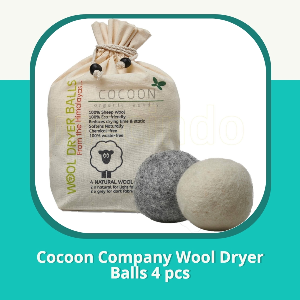 Recension Cocoon Company Wool Dryer Balls 4 pcs