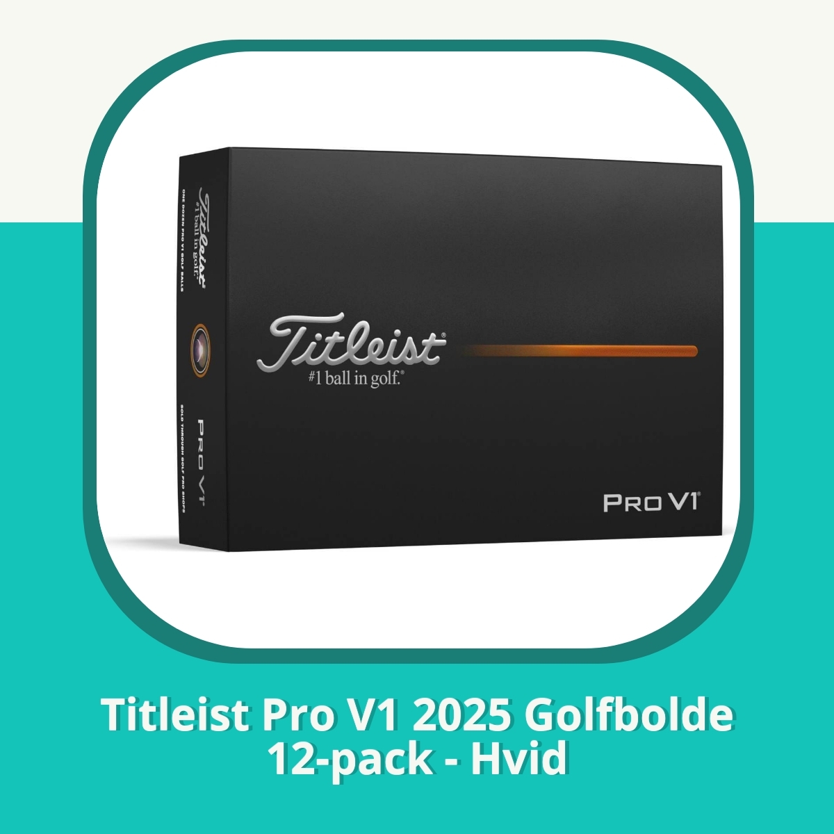Anmeldelse af Titleist Pro V1 2025 Golfbolde 12-pack - Hvid