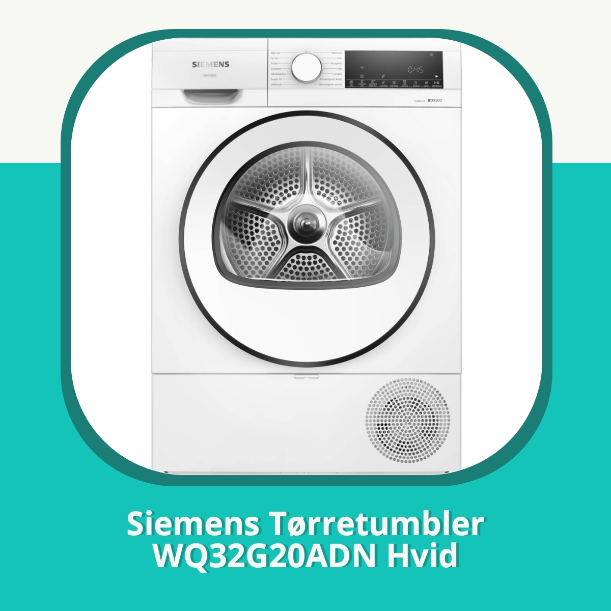 Anmeldelse af Siemens Tørretumbler WQ32G20ADN Hvid