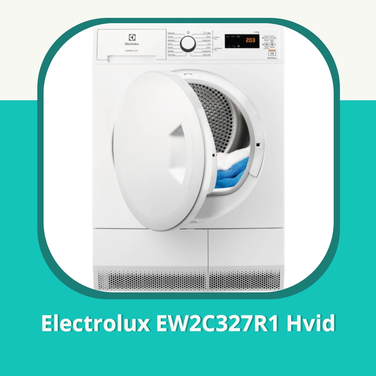 Anmeldelse af Electrolux EW2C327R1 Hvid