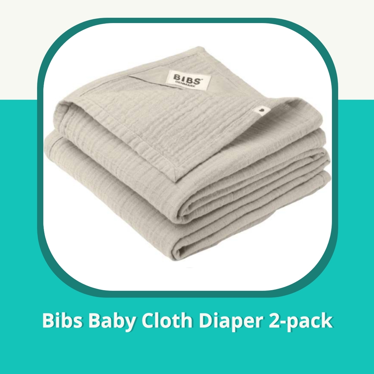 Anmeldelse Bibs Baby Cloth Diaper 2-pack