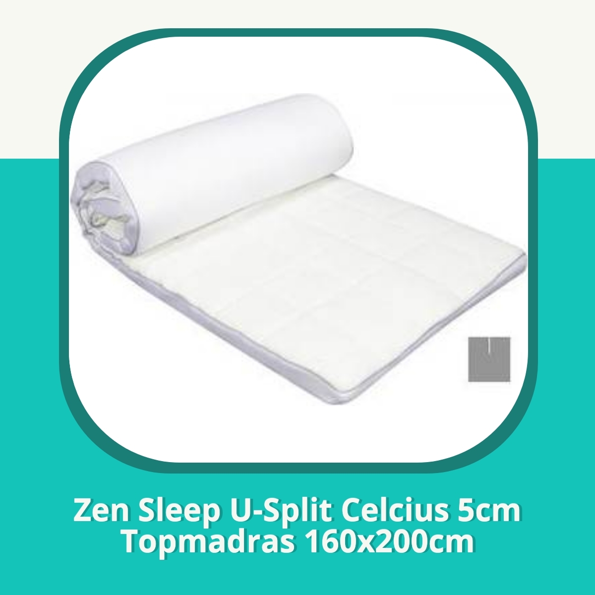Anmeldelse af Zen Sleep U-Split Celcius 5cm Topmadras 160x200cm