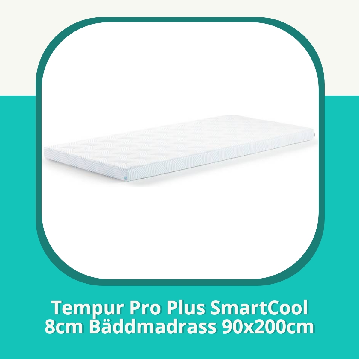 Recension af Tempur Pro Plus SmartCool 8cm Bäddmadrass 90x200cm