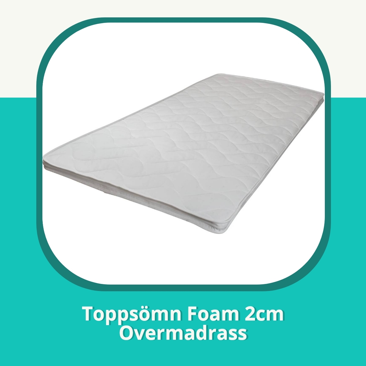 Anmeldelse af Toppsömn Foam 2cm Overmadrass