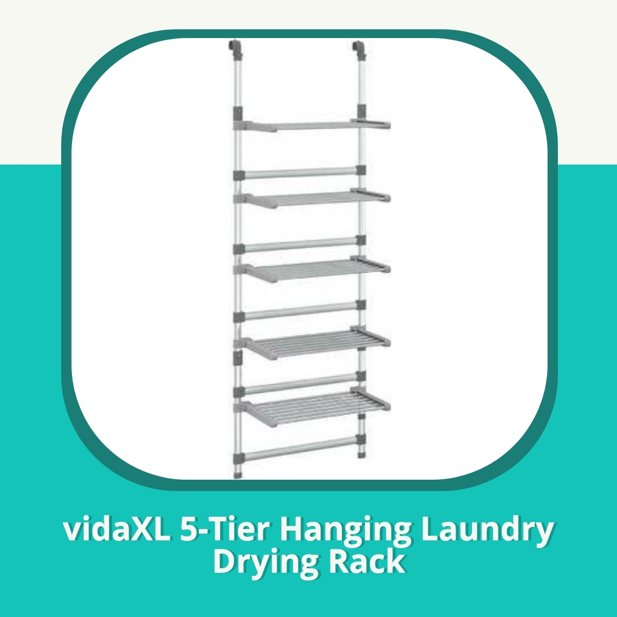 Recension af vidaXL 5-Tier Hanging Laundry Drying Rack