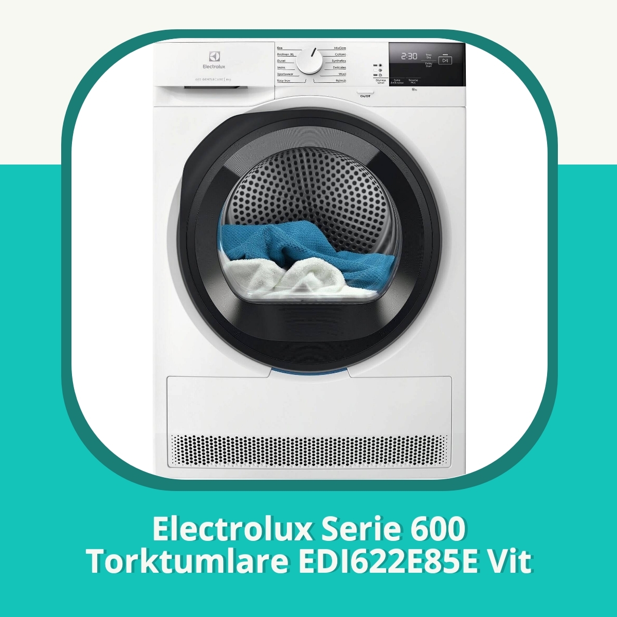 Recension Electrolux Serie 600 Torktumlare EDI622E85E Vit