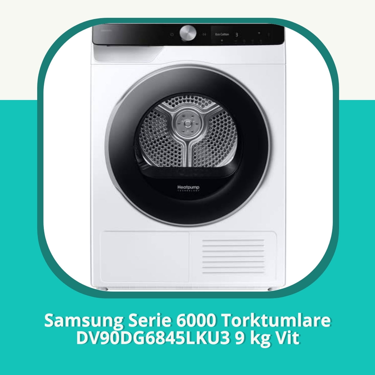Recension af Samsung Serie 6000 Torktumlare DV90DG6845LKU3 9 kg Vit