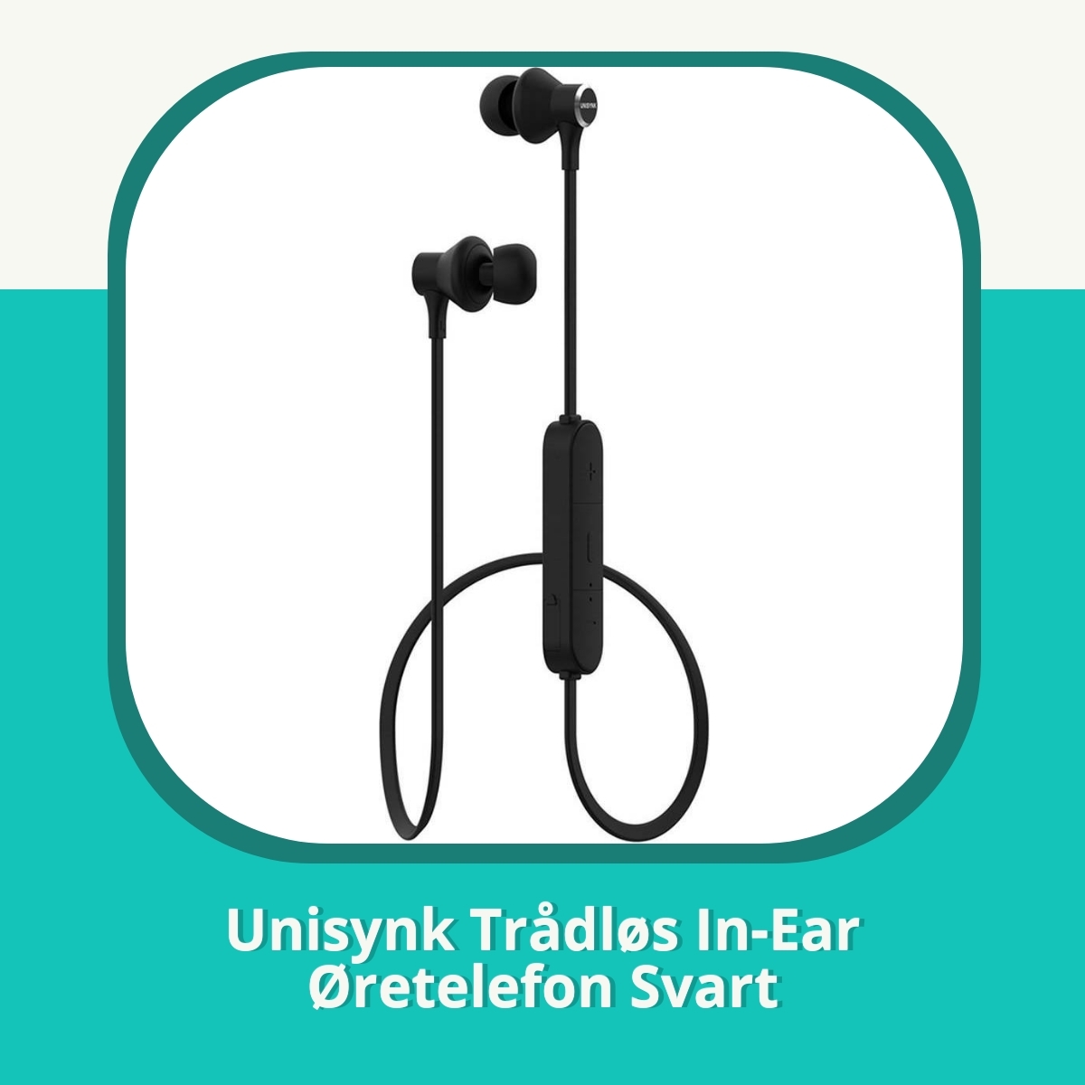 Anmeldelse af Unisynk Trådløs In-Ear Øretelefon Svart