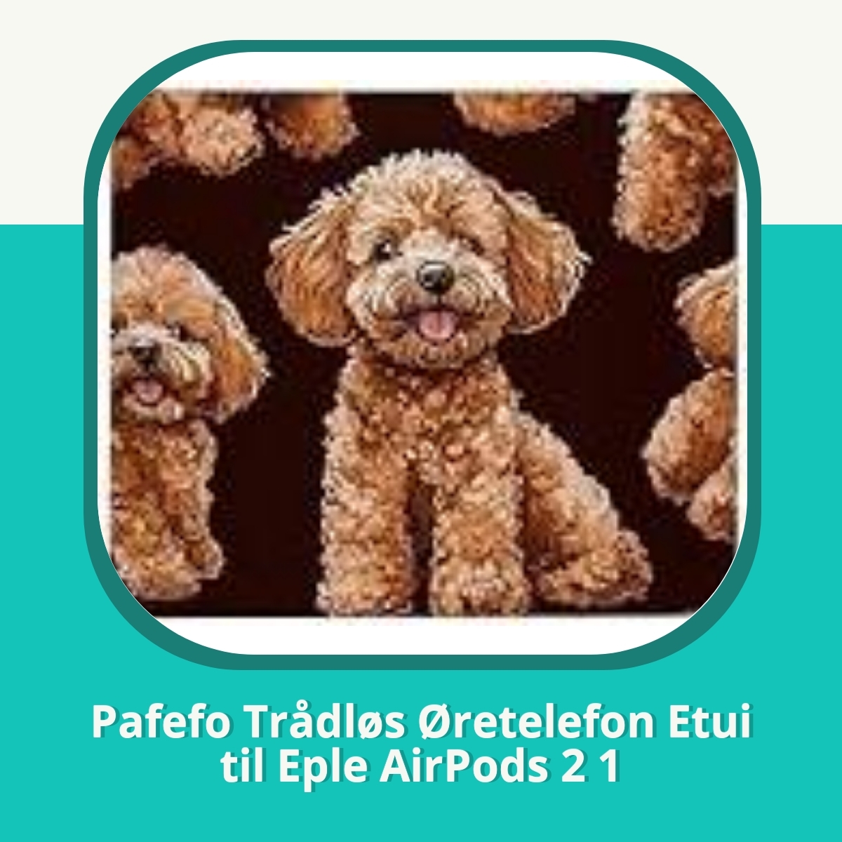 Anmeldelse af Pafefo Trådløs Øretelefon Etui til Eple AirPods 2 1