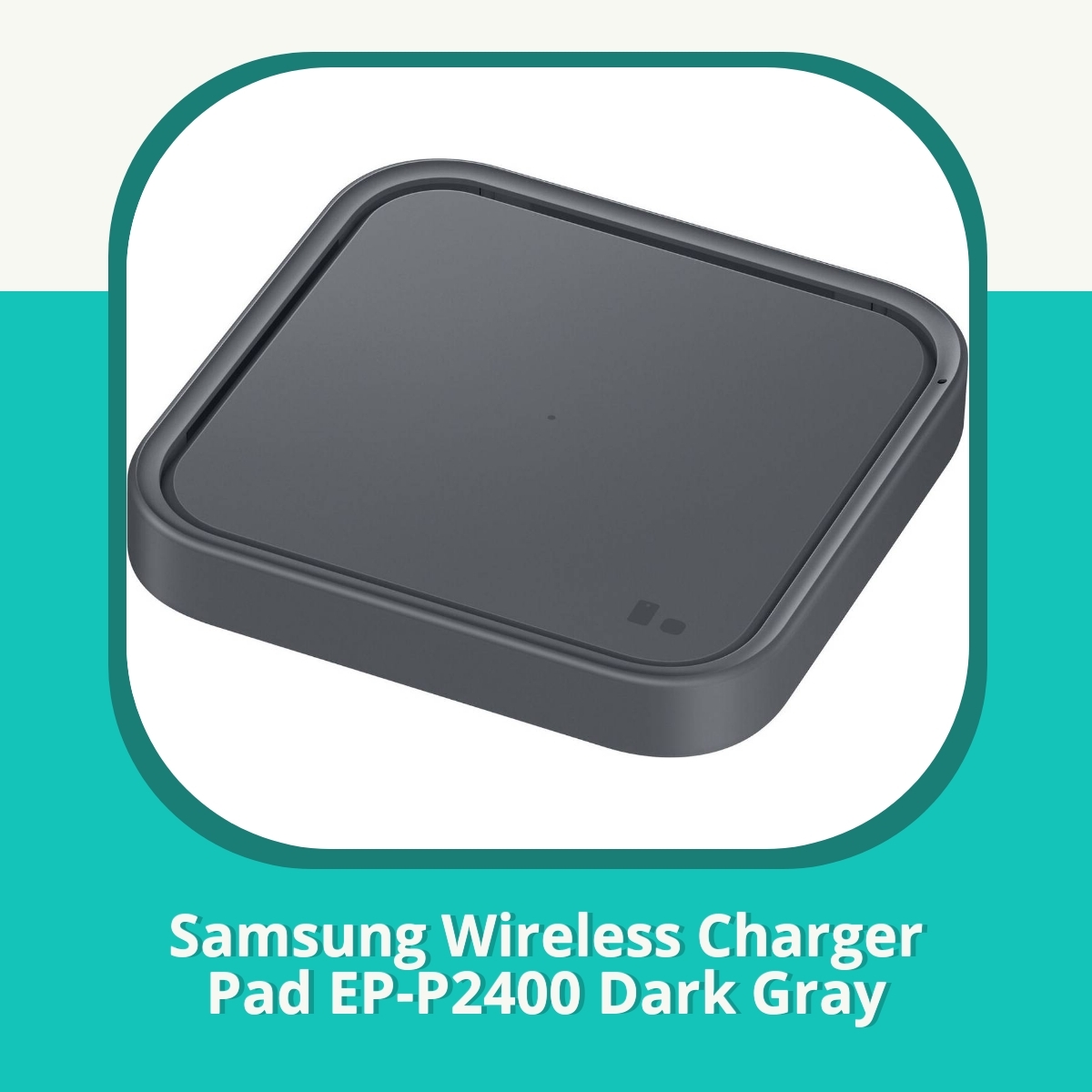 Anmeldelse af Samsung Wireless Charger Pad EP-P2400 Dark Gray