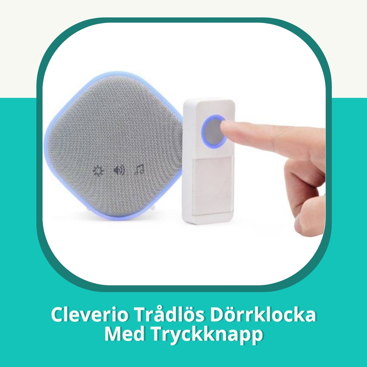Recension af Cleverio Trådlös Dörrklocka Med Tryckknapp