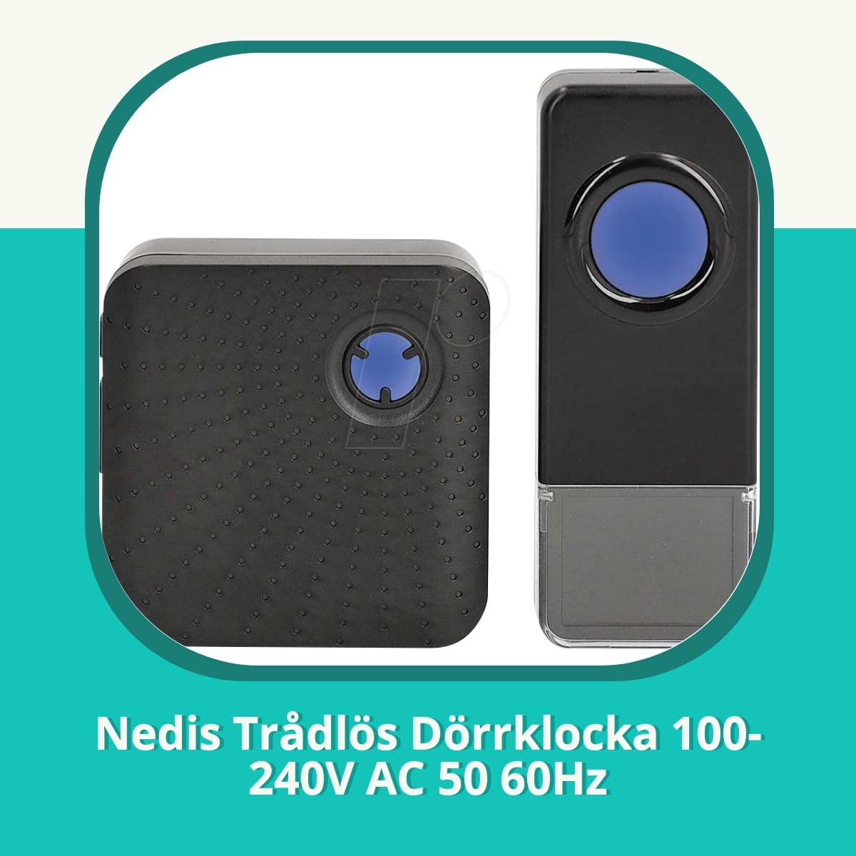 Recension Nedis Trådlös Dörrklocka 100-240V AC 50 60Hz
