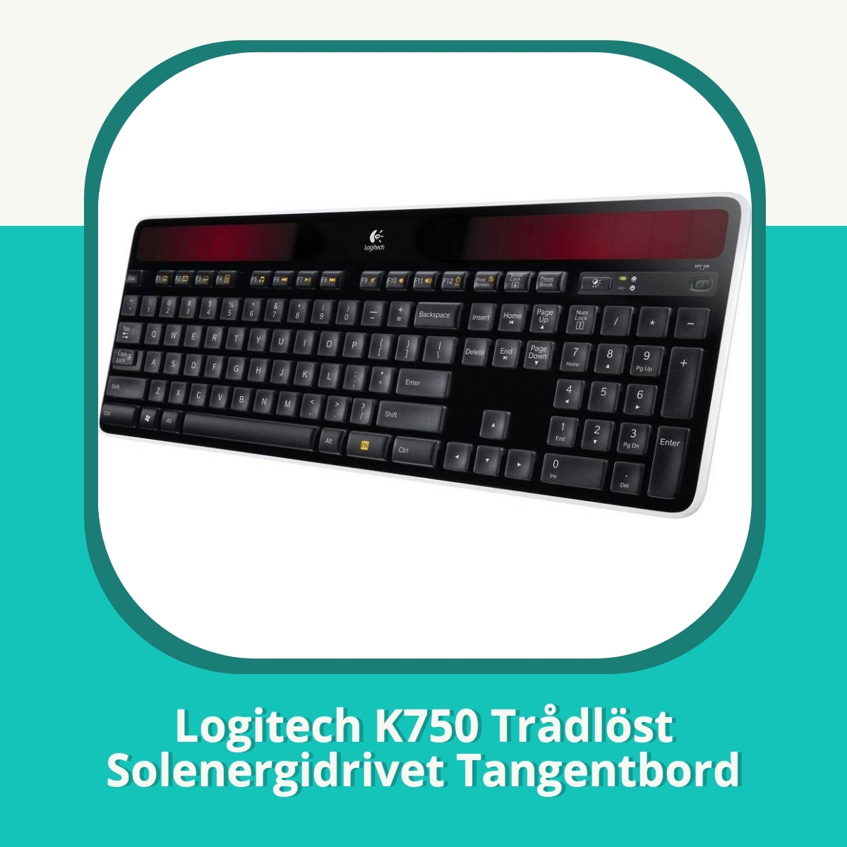 Anmeldelse af Logitech K750 Trådlöst Solenergidrivet Tangentbord