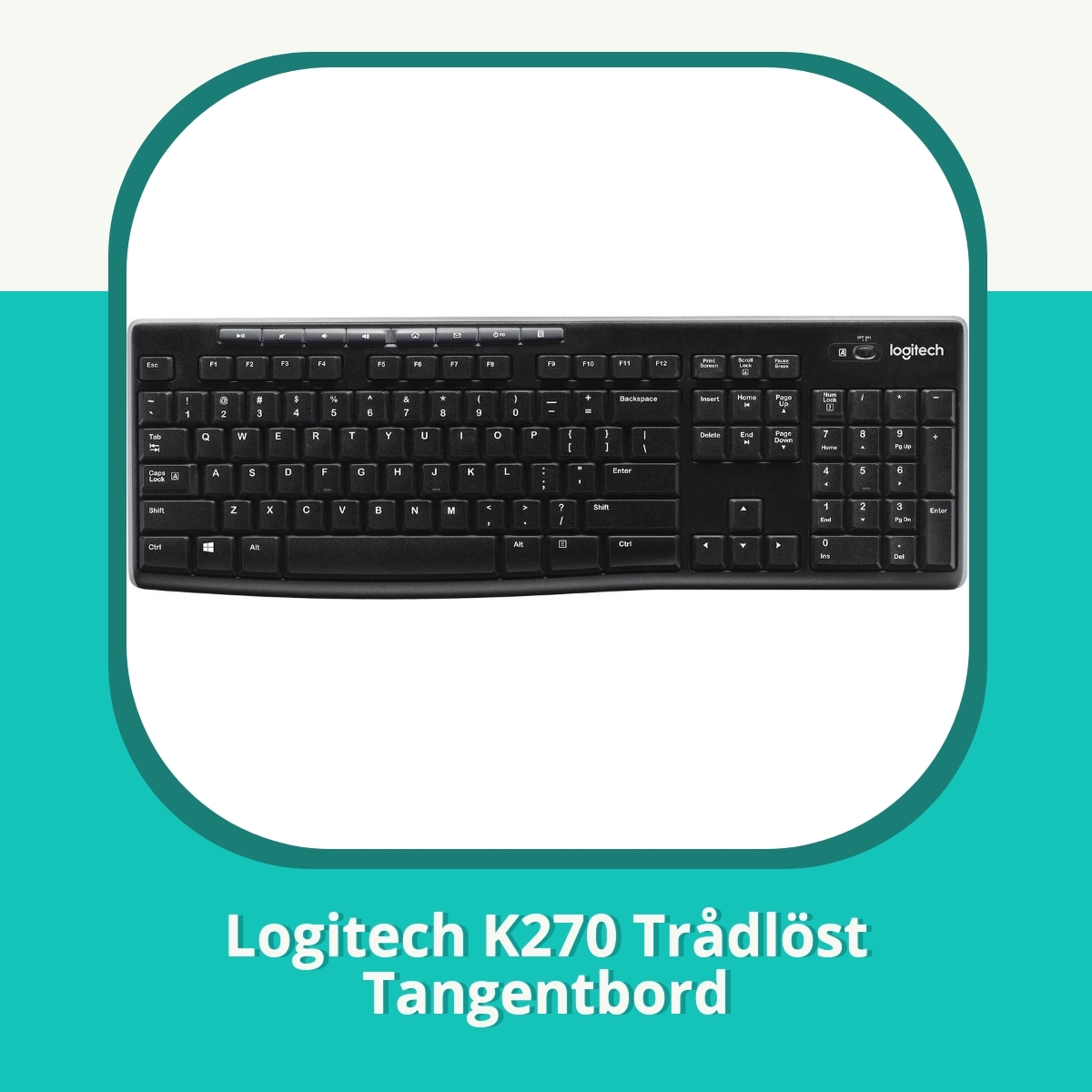 Anmeldelse af Logitech K270 Trådlöst Tangentbord
