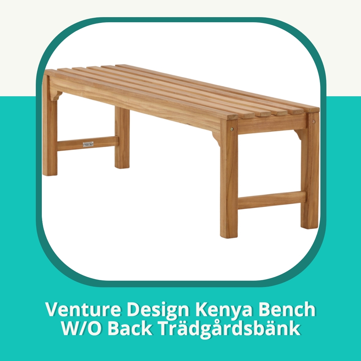 Recension af Venture Design Kenya Bench W/O Back Trädgårdsbänk