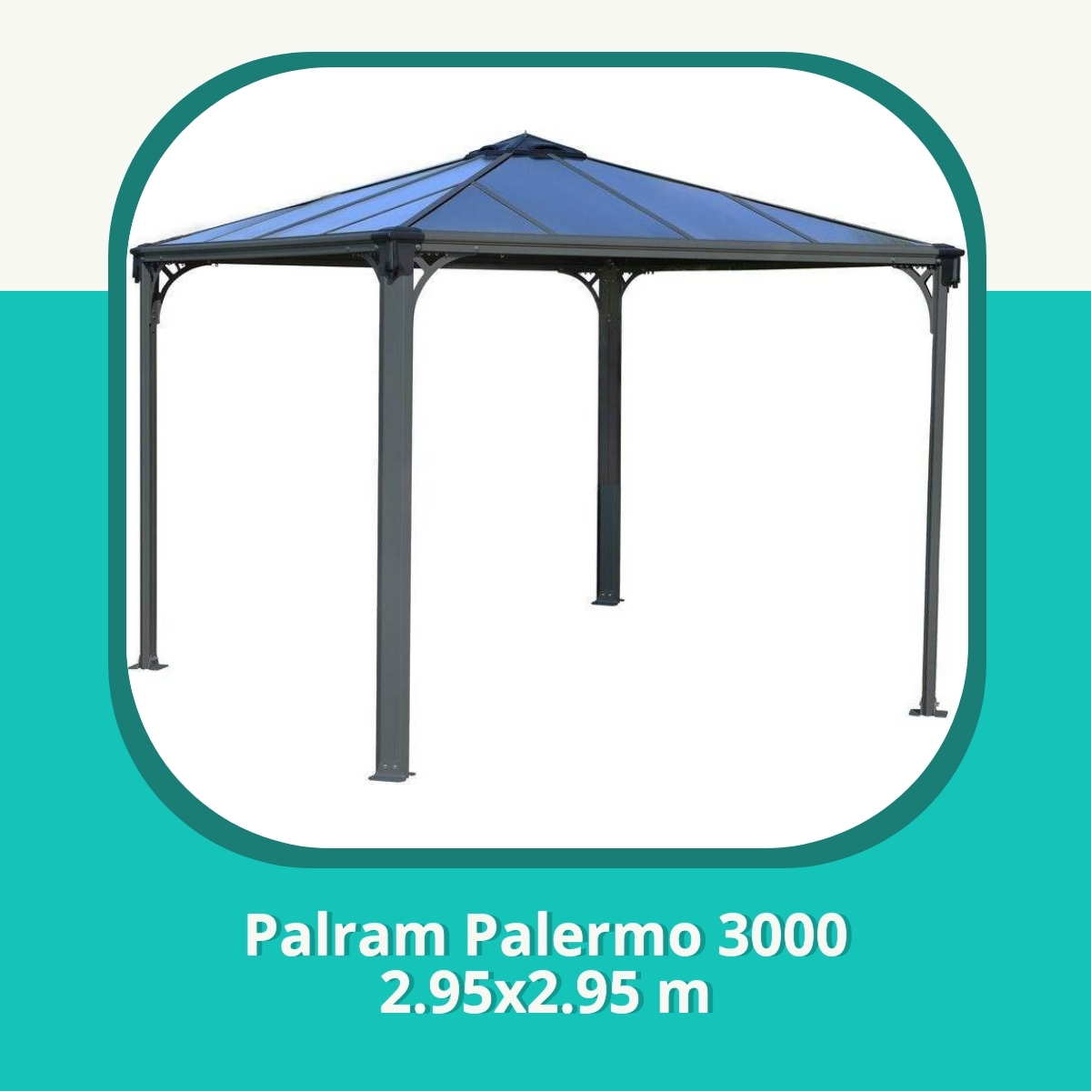 Recension af Palram Palermo 3000 2.95x2.95 m