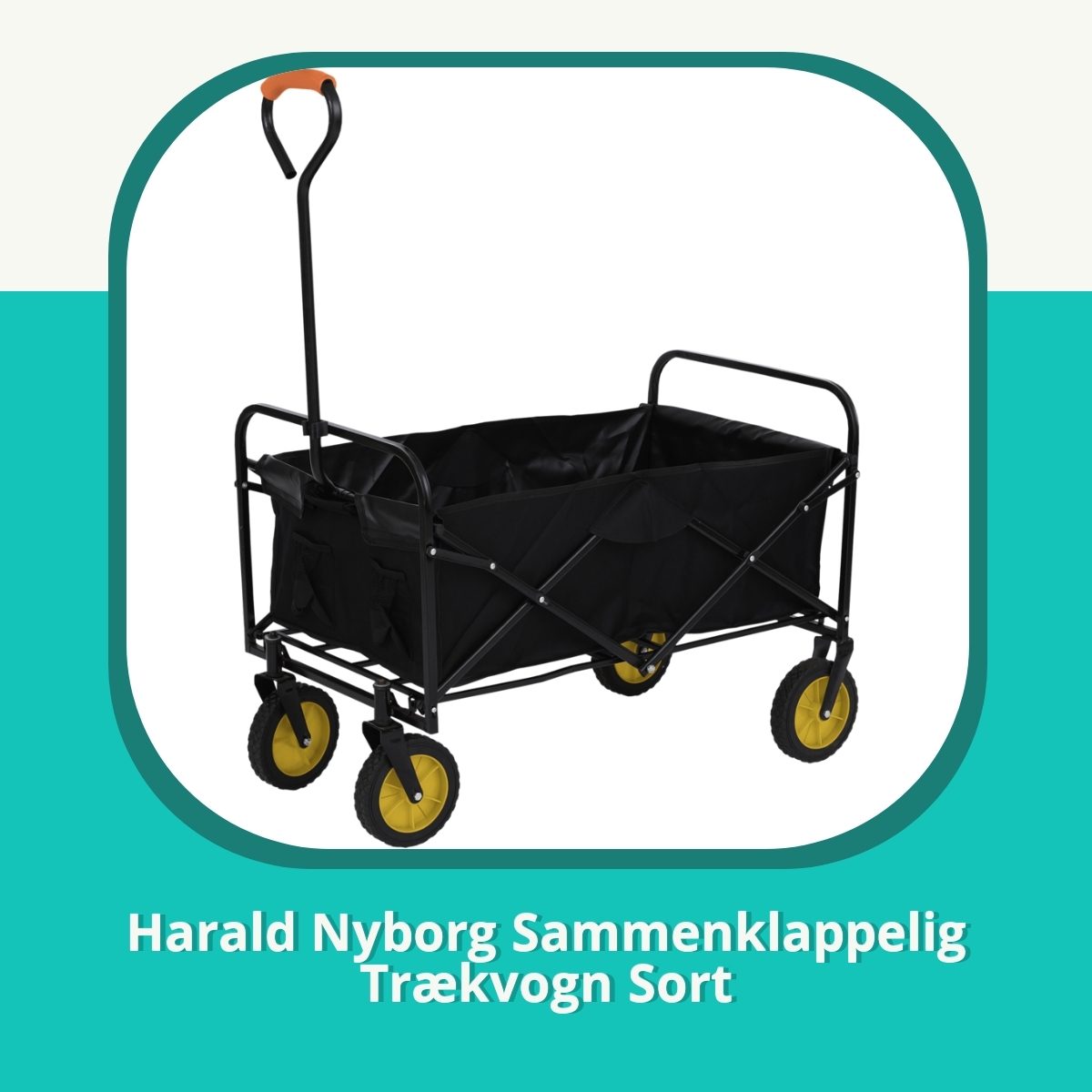 Anmeldelse af Harald Nyborg Sammenklappelig Trækvogn Sort