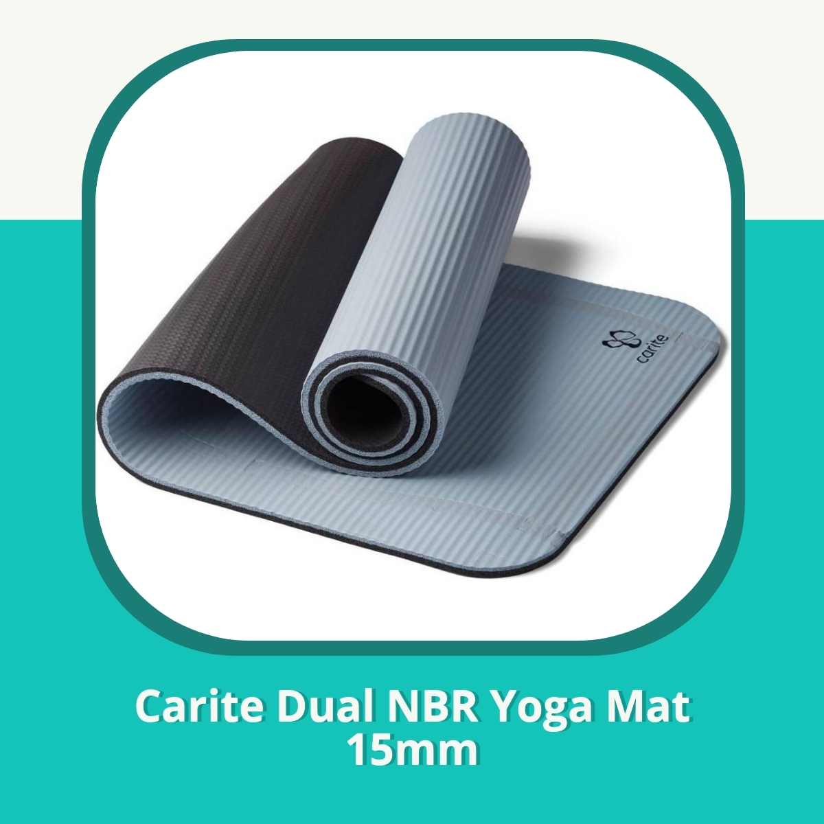 Anmeldelse af Carite Dual NBR Yoga Mat 15mm