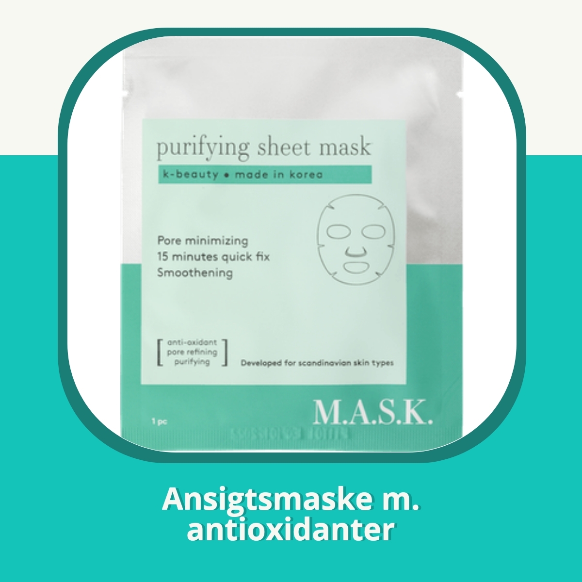 Anmeldelse af Ansigtsmaske m. antioxidanter