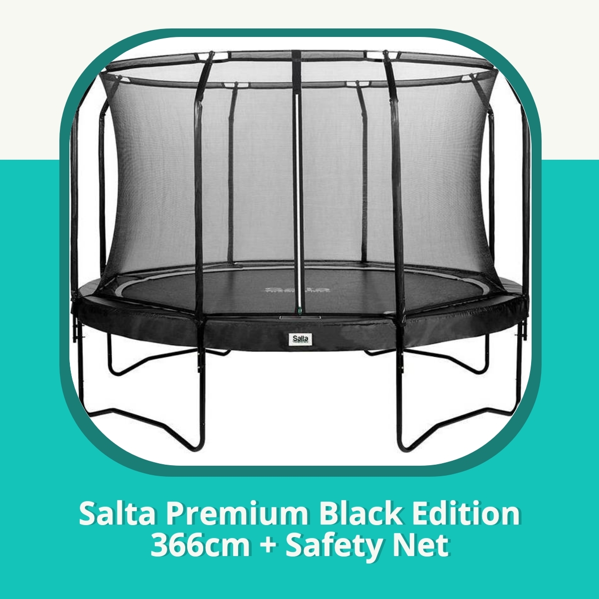 Anmeldelse af Salta Premium Black Edition 366cm + Safety Net