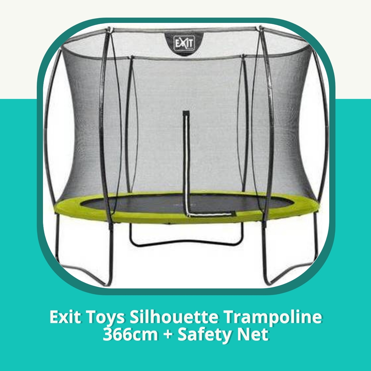 Recension af Exit Toys Silhouette Trampoline 366cm + Safety Net