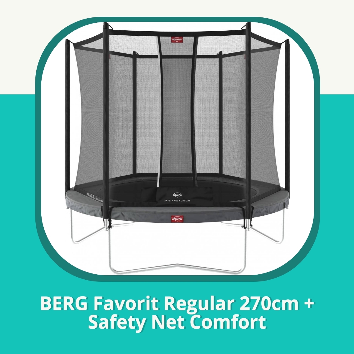 Anmeldelse af BERG Favorit Regular 270cm + Safety Net Comfort