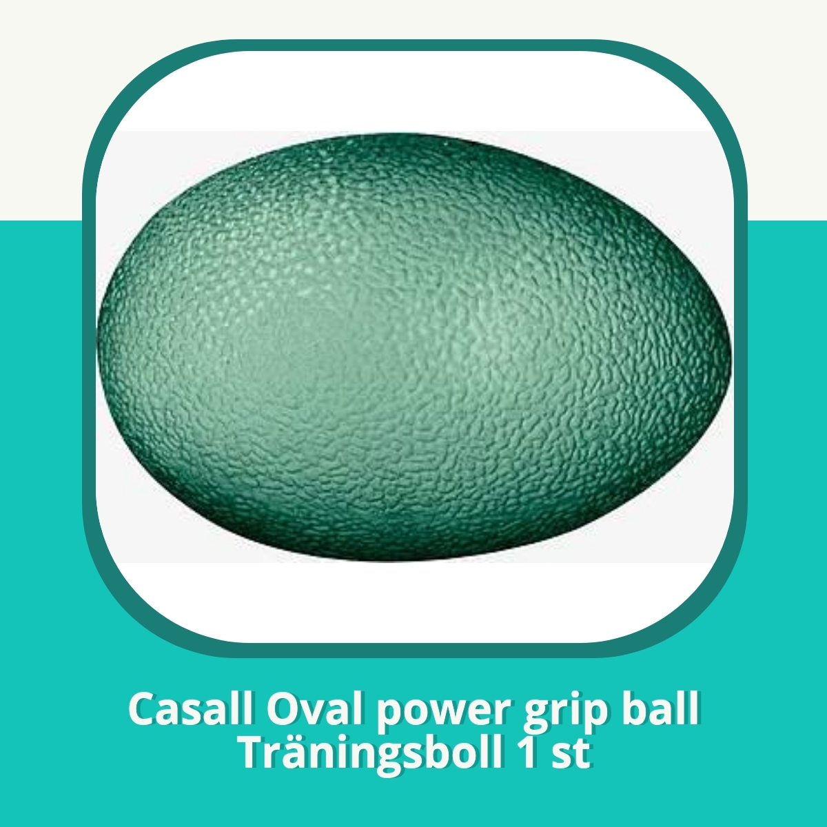 Recension Casall Oval power grip ball Träningsboll 1 st