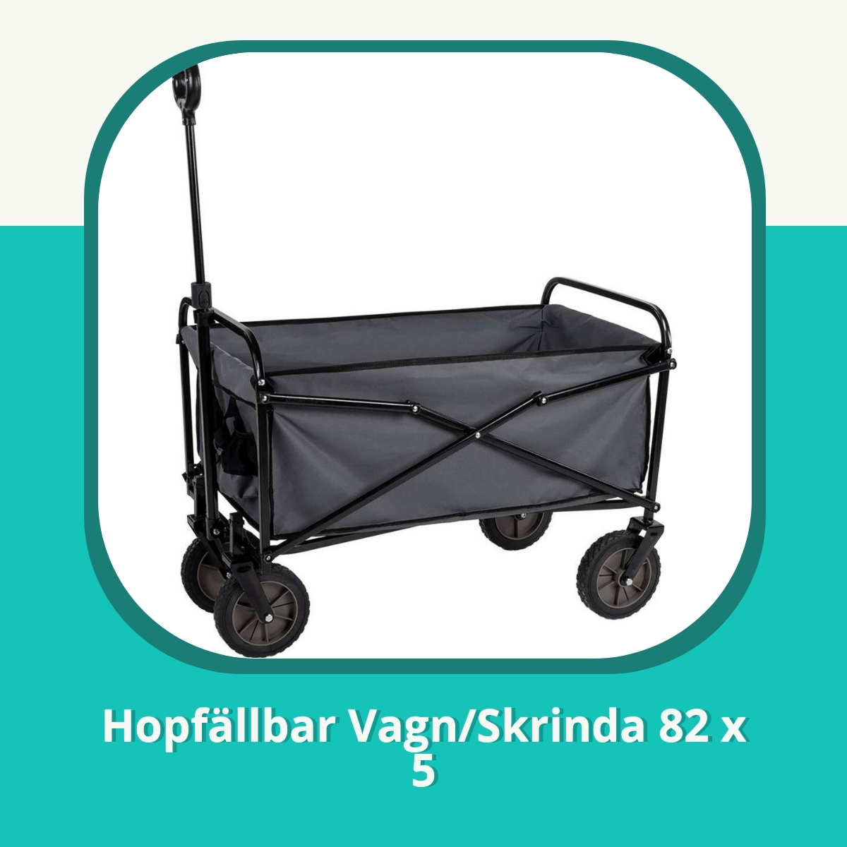 Anmeldelse af Hopfällbar Vagn/Skrinda 82 x 5