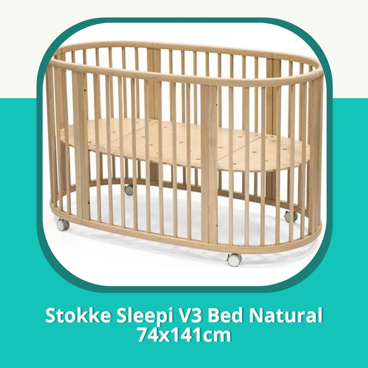 Anmeldelse af Stokke Sleepi V3 Bed Natural 74x141cm