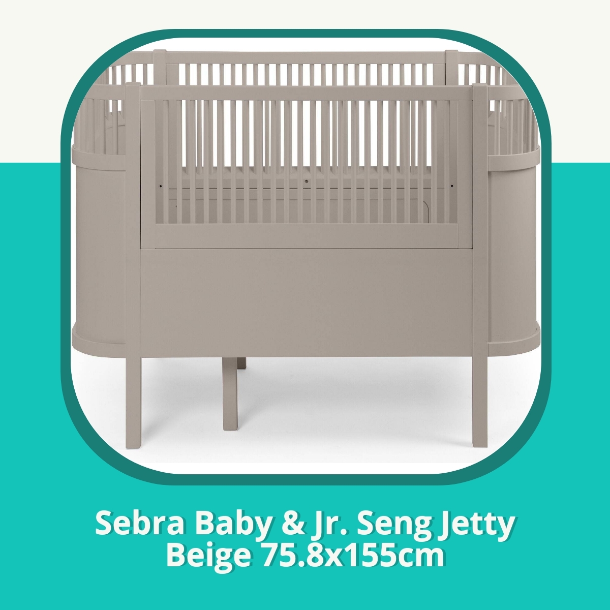 Anmeldelse af Sebra Baby & Jr. Seng Jetty Beige 75.8x155cm