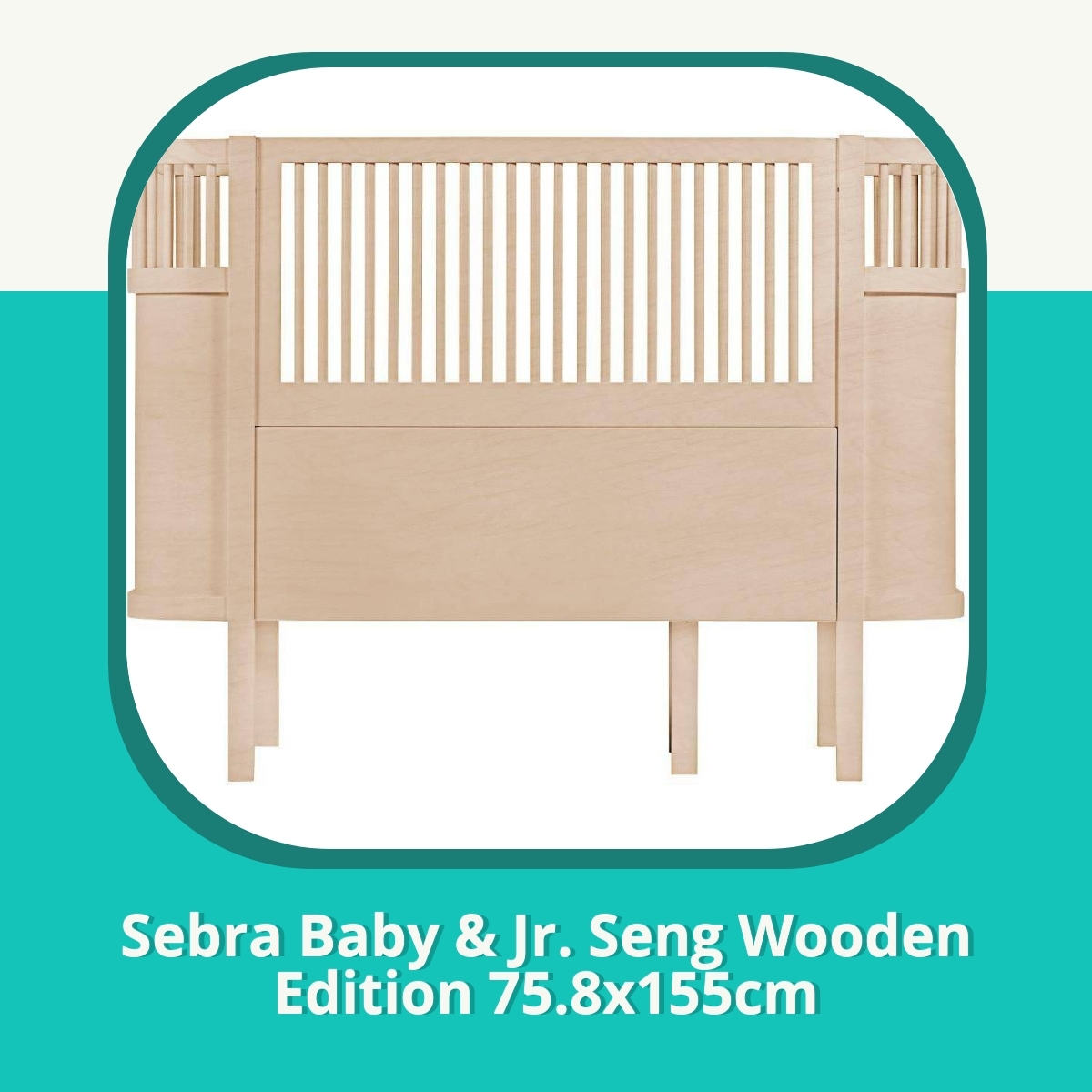 Anmeldelse af Sebra Baby & Jr. Seng Wooden Edition 75.8x155cm