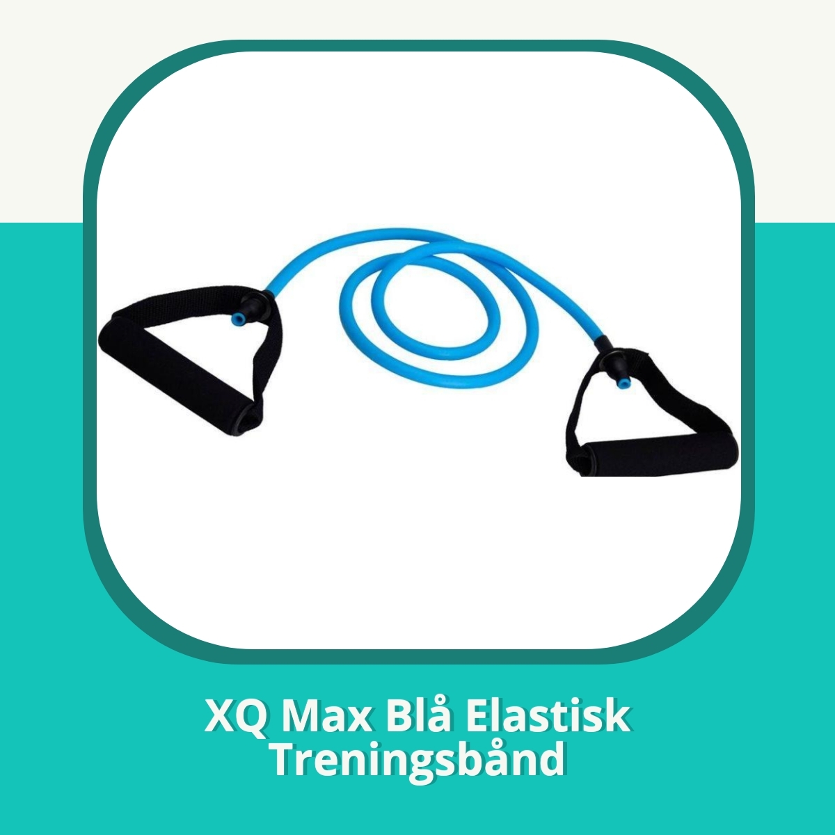 Anmeldelse af XQ Max Blå Elastisk Treningsbånd
