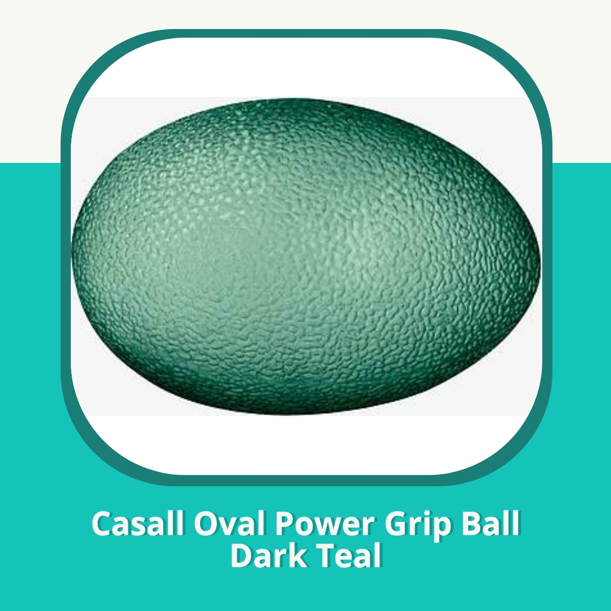Anmeldelse af Casall Oval Power Grip Ball Dark Teal