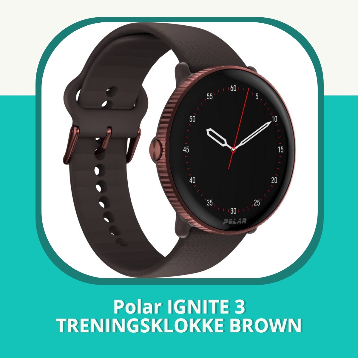 Anmeldelse af Polar IGNITE 3 TRENINGSKLOKKE BROWN