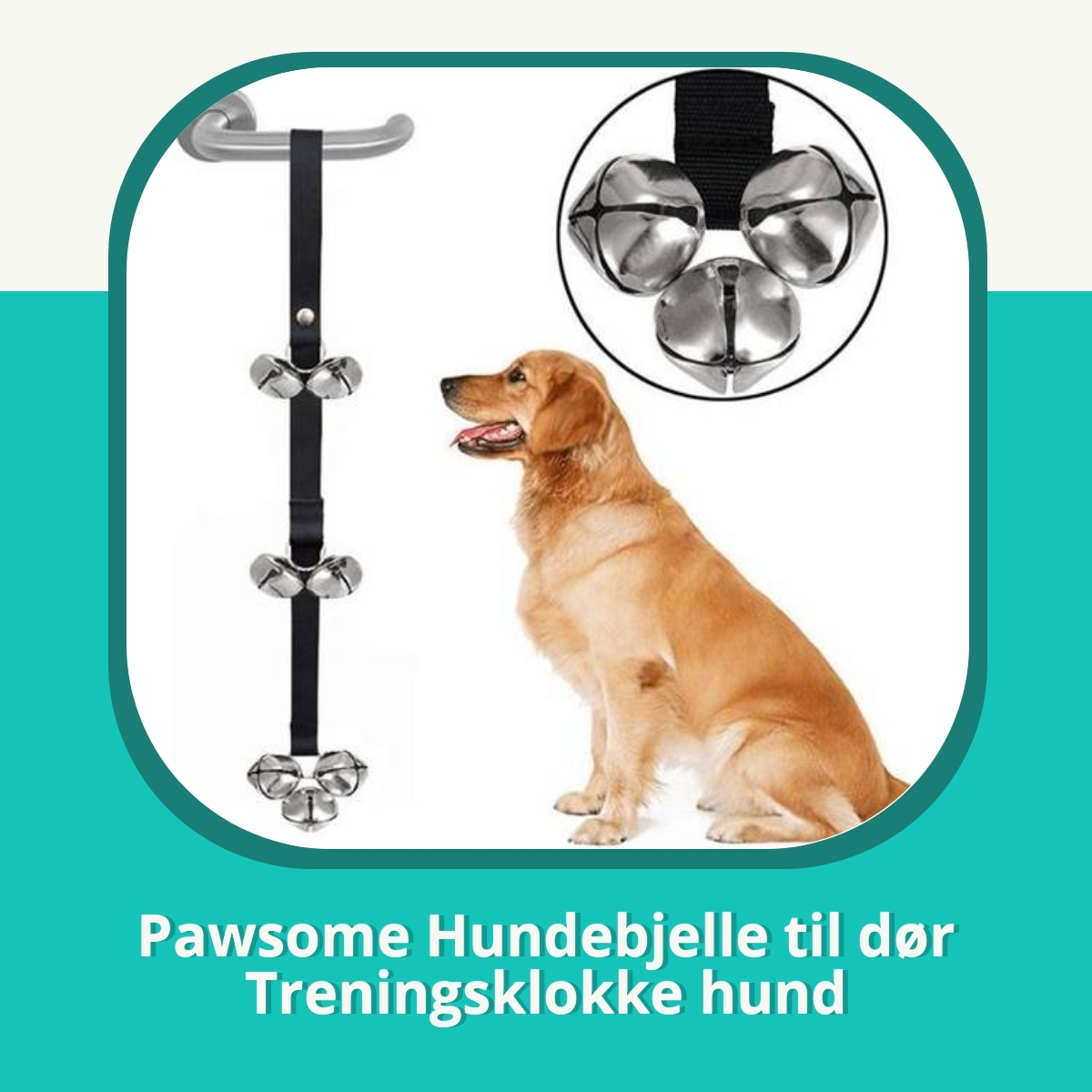 Anmeldelse af Pawsome Hundebjelle til dør Treningsklokke hund