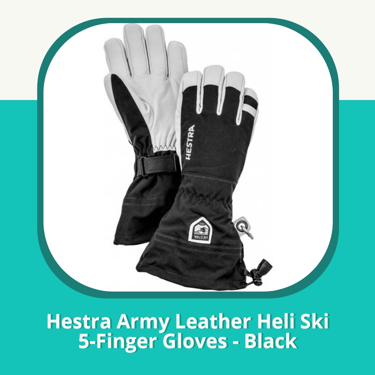 Anmeldelse af Hestra Army Leather Heli Ski 5-Finger Gloves - Black