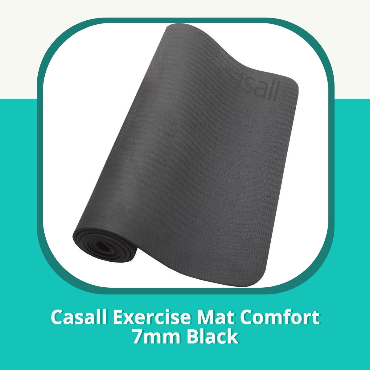 Anmeldelse af Casall Exercise Mat Comfort 7mm Black