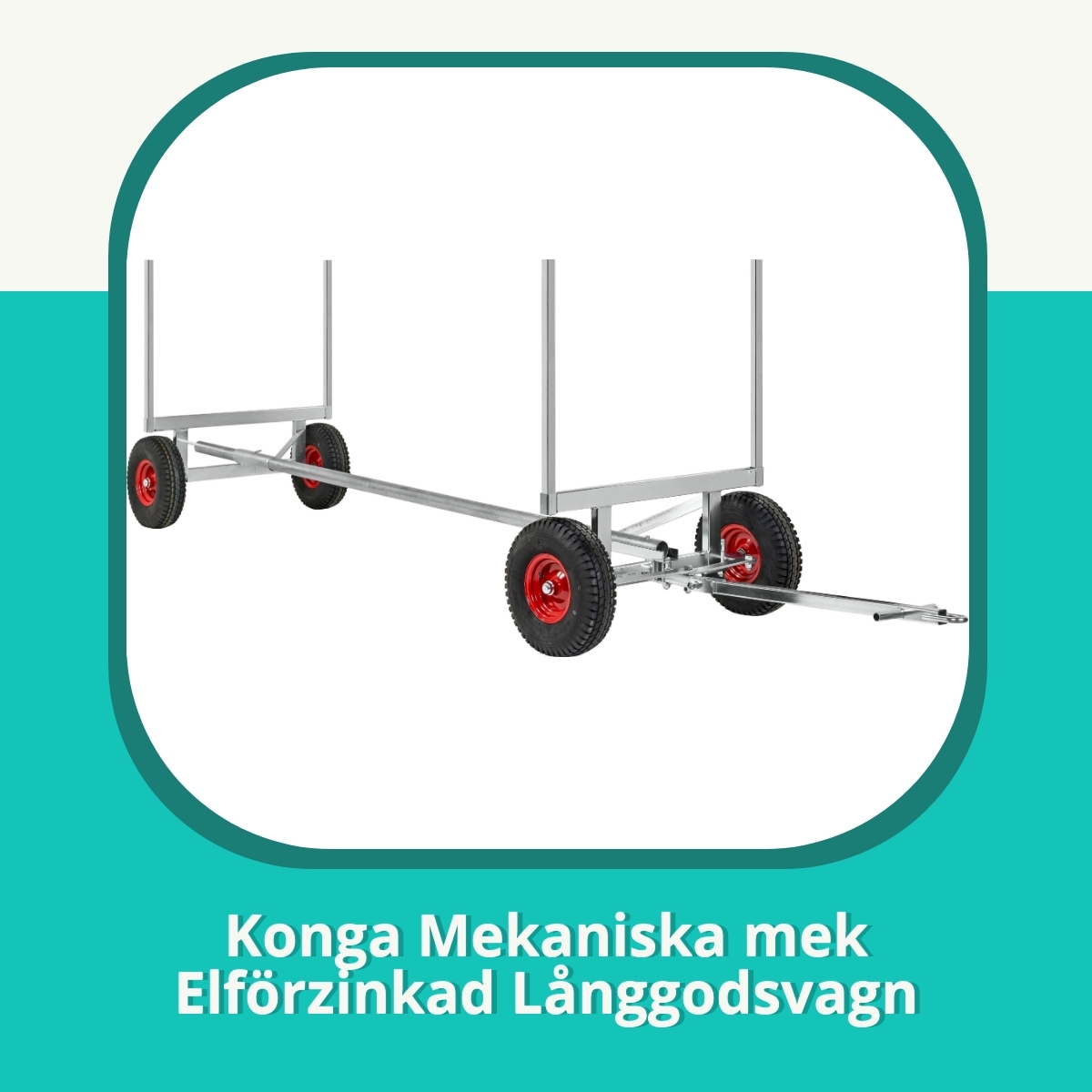 Recension af Konga Mekaniska mek Elförzinkad Långgodsvagn