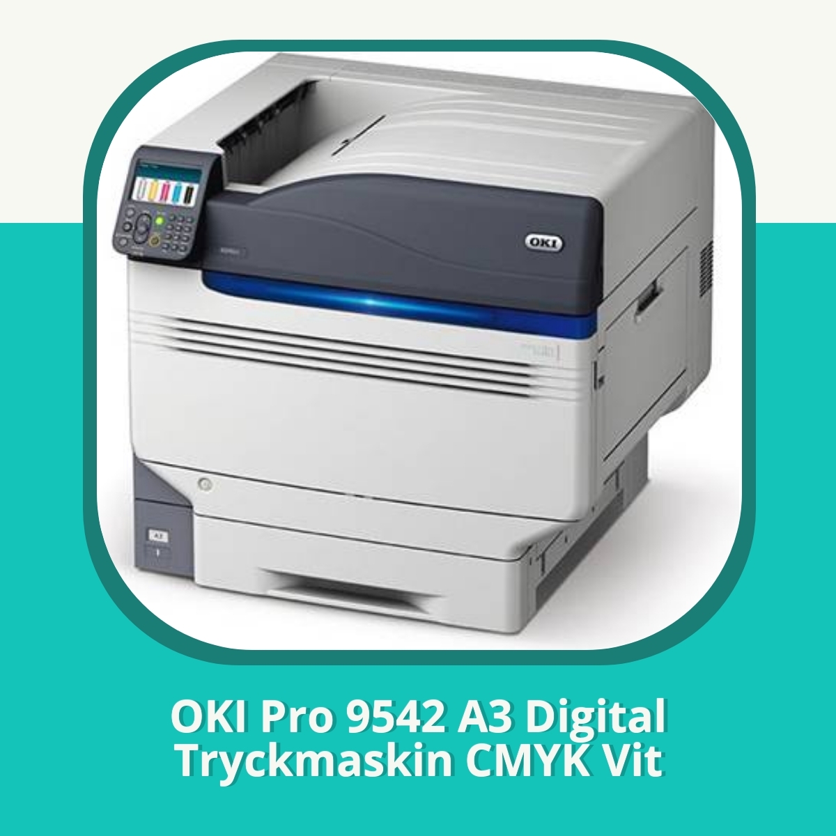 Recension af OKI Pro 9542 A3 Digital Tryckmaskin CMYK Vit